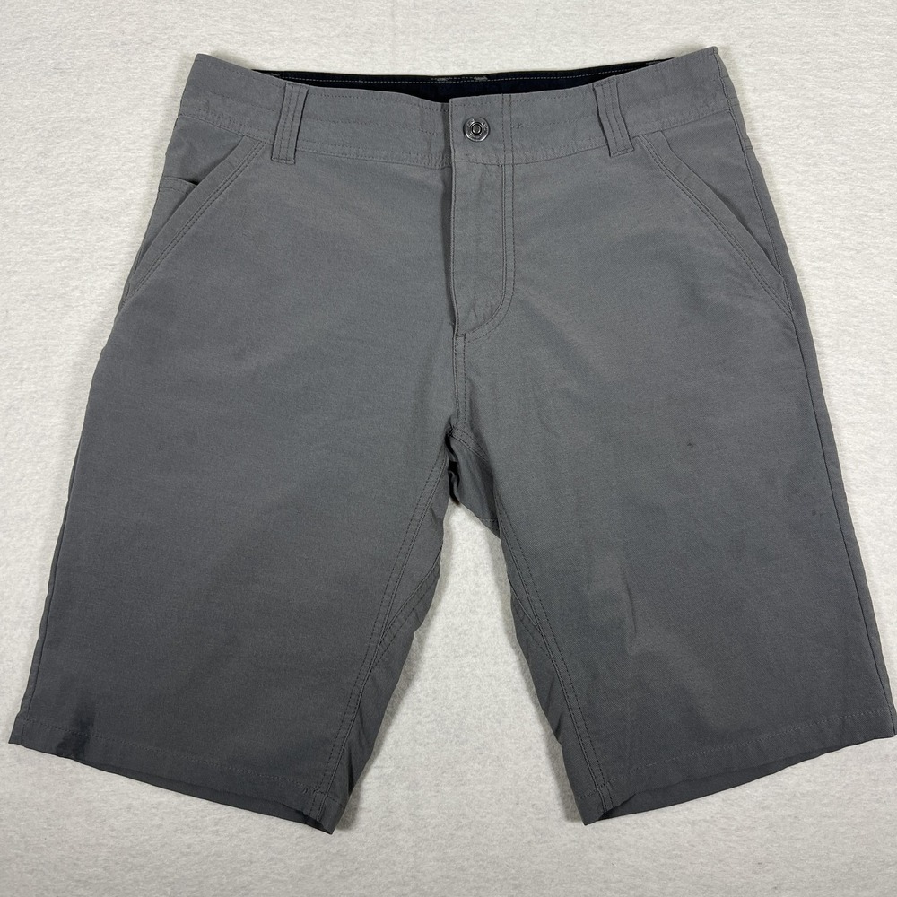 Kuhl Shorts Mens 32 Gray Performance Stretch Outdoor Quick Dry Hiking Drawstring - Picture 2 of 11